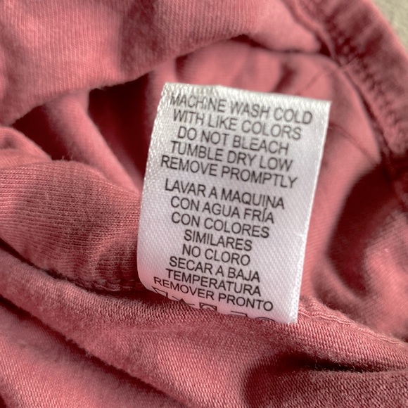 Heart & Hips Dusty Pink & White Tube Top Women's Size S ! - Picture 6 of 7